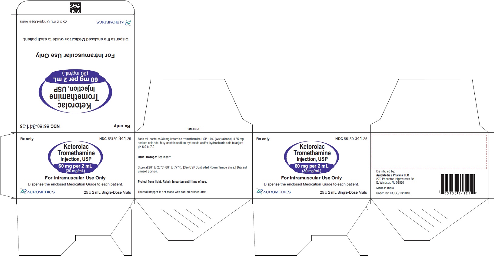 PACKAGE LABEL-PRINCIPAL DISPLAY PANEL-60 mg per 2 mL (30 mg/mL) - Container-Carton (25 Vials)