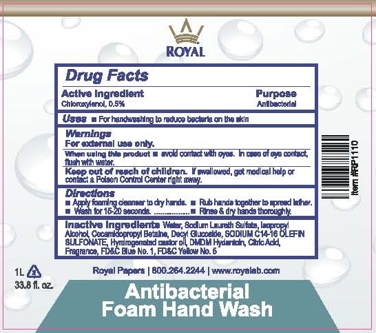 Royal Product_Labels_Antibacterial Foam Hand Wash