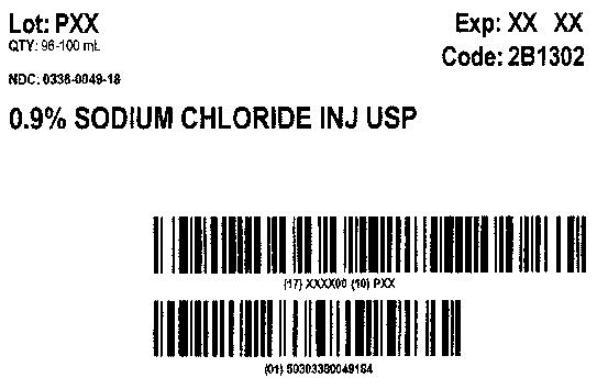 Sodium Chloride Injection Representative Carton Label  0338-049-18