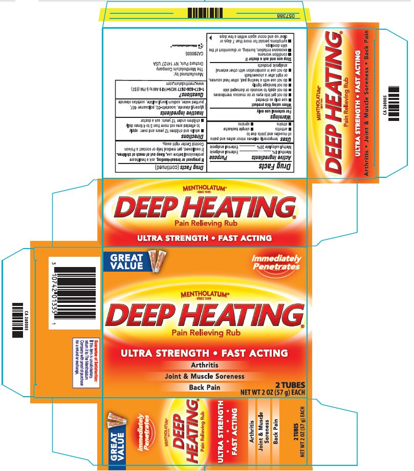 Mentholatum Deep Heating Pain Relieving Rub