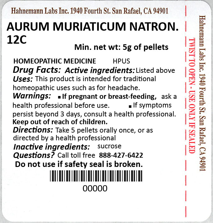 Aurum Muriaticum Natronatum 12C 5g