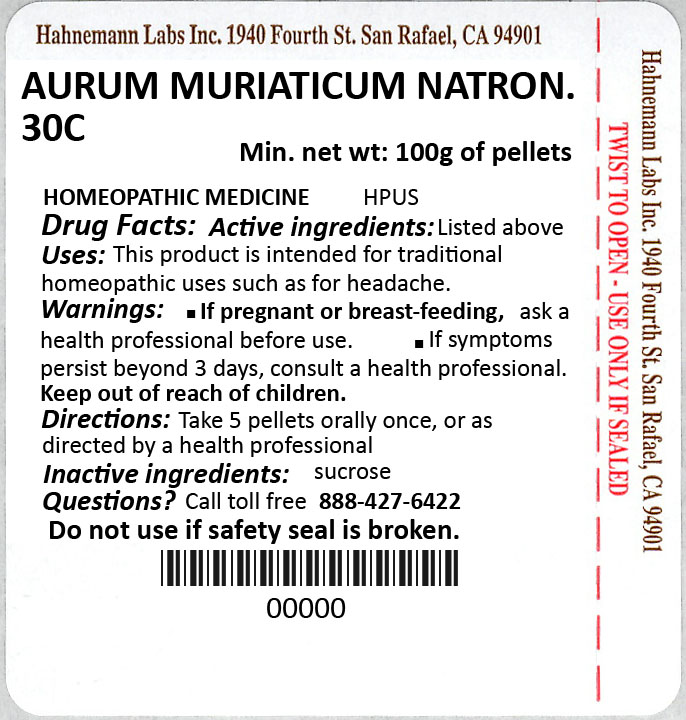 Aurum Muriaticum Natronatum 30C 100g