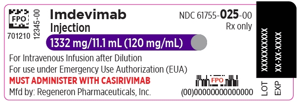 PRINCIPAL DISPLAY PANEL - 300 mg/2.5 mL Vial Carton - Imdevimab