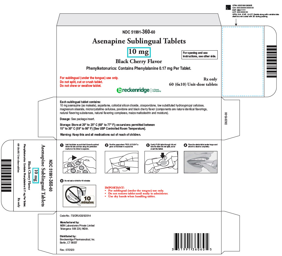 PRINCIPAL DISPLAY PANEL - 10 mg Tablet Blister Pack Box