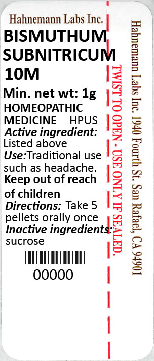 BISMUTHUM SUBNITRICUM pellet