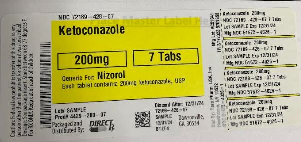 Ketoconazole by Direct Rx KETOCONAZOLE tablet