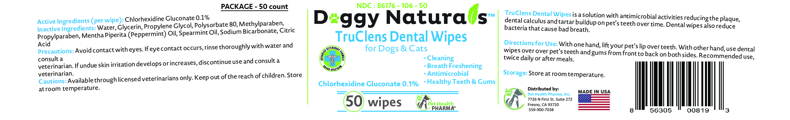 TruClens Dental Wipes