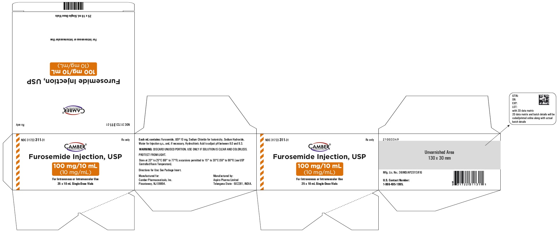 furosemide100mgper10mlcarton