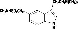 Sumatriptan chemical structure