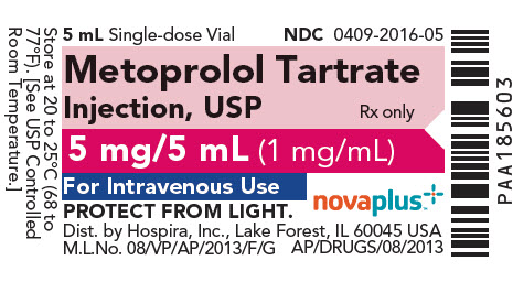 PRINCIPAL DISPLAY PANEL - 5 mL Vial Label