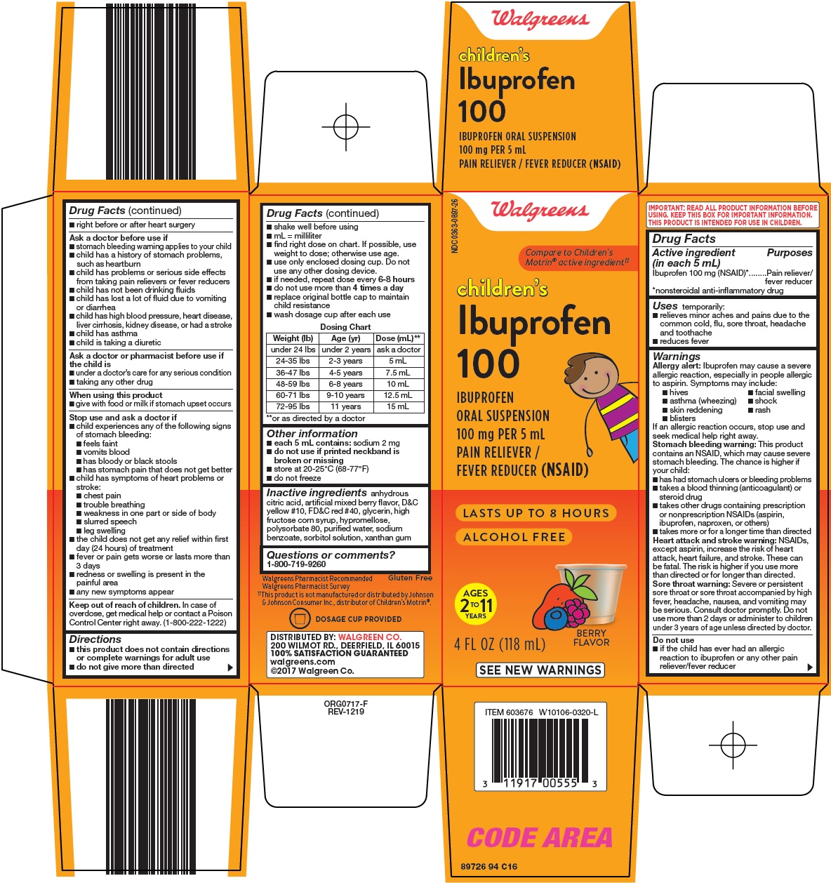 Children's Ibuprofen 100 Carton