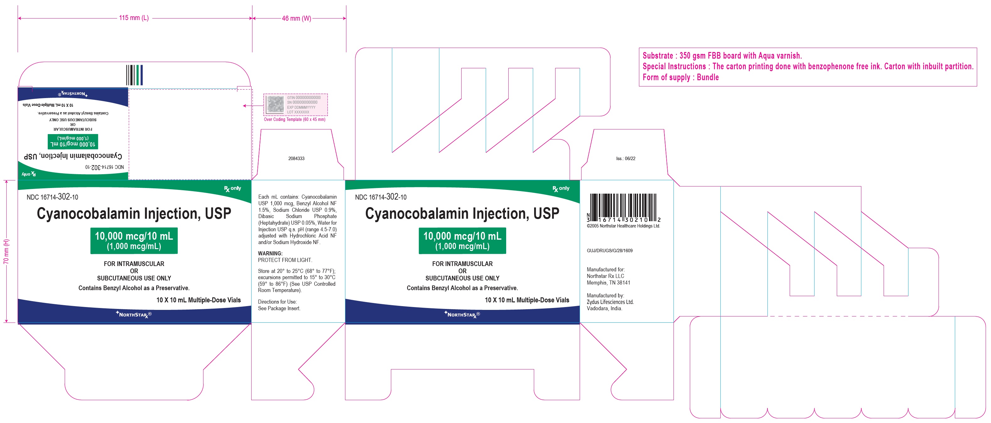 CYANOCOBALAMIN injection, solution