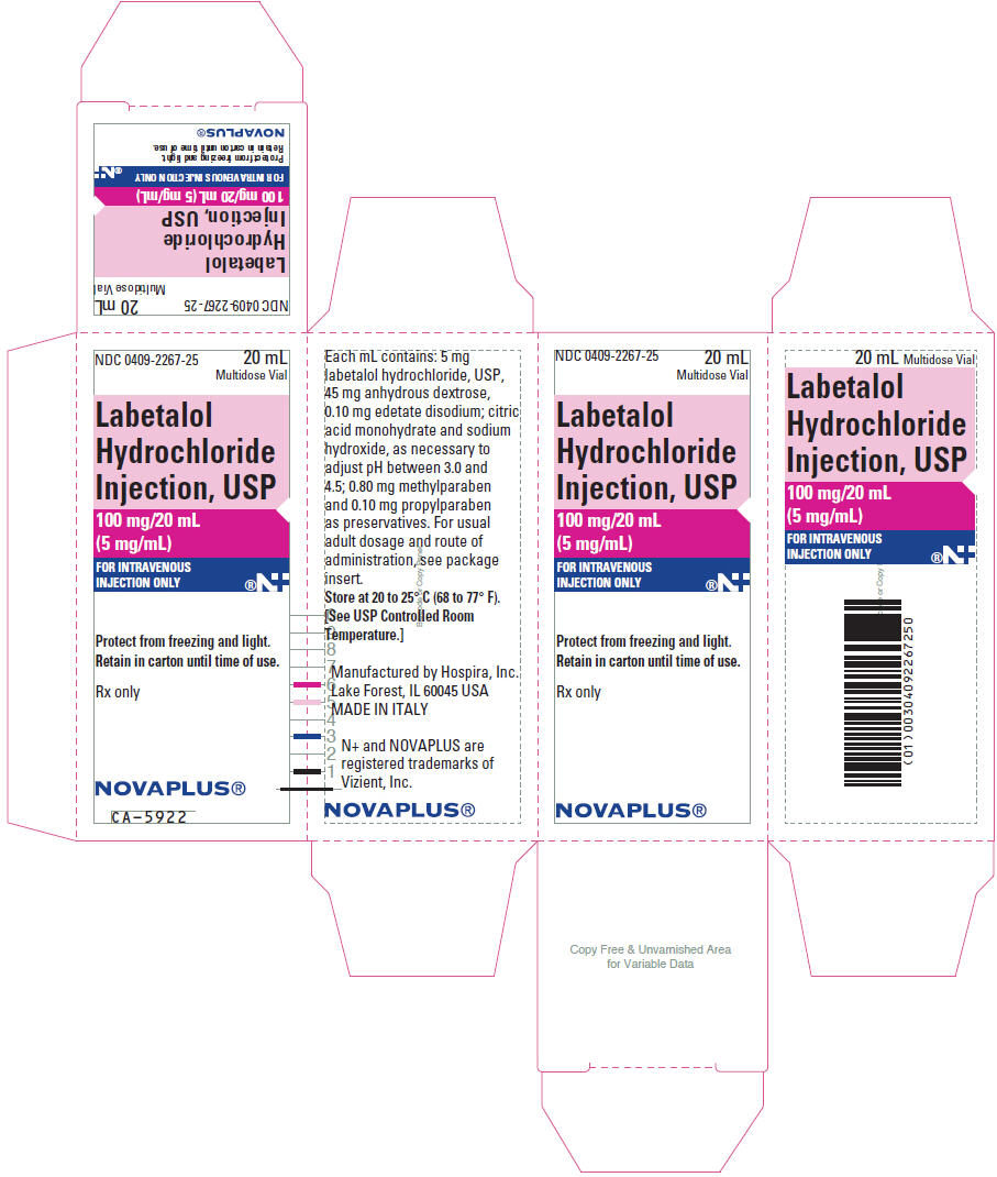 LABETALOL HYDROCHLORIDE INJECTION, USP 100mg/20mL (5mg/mL) VIAL