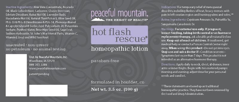 hot flash rescue lotion