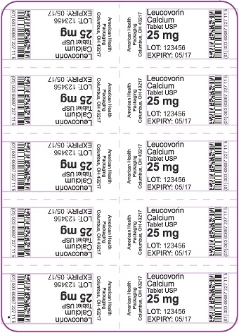 25 mg Leucovorin Calcium Tablet Blister