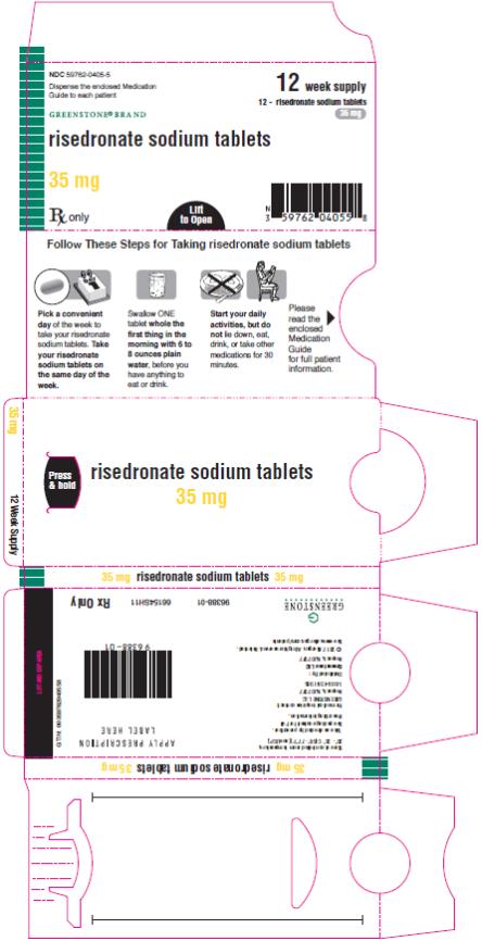 NDC: <a href=/NDC/59762-0405-4>59762-0405-4</a>
risedronate sodium tablets
35 mg
Once-a-week
4 tablets
Rx only
