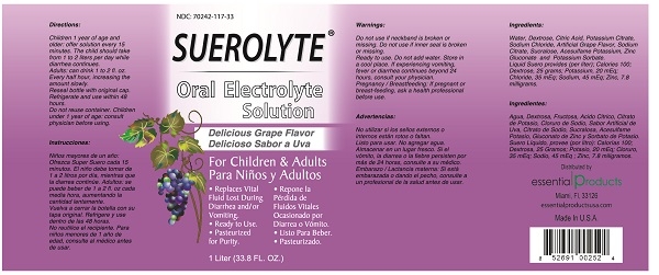SUEROLYTE Oral Electrolyte Solution Grape Flavor