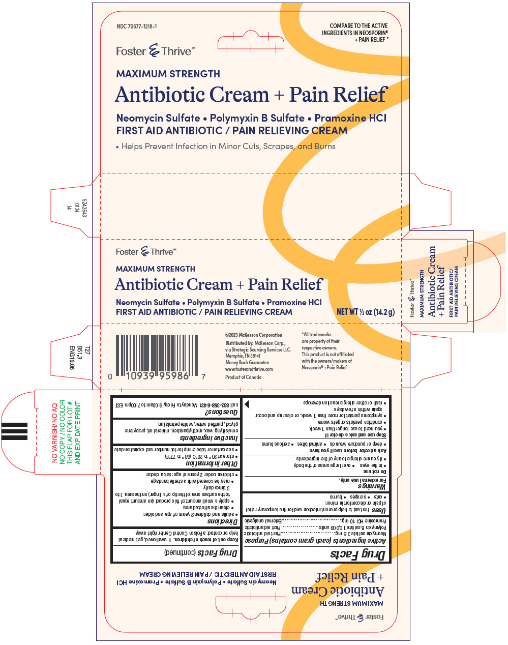 ANTIBIOTIC AND PAIN RELIEF- neomycin sulfate, polymyxin b sulfate, and ...