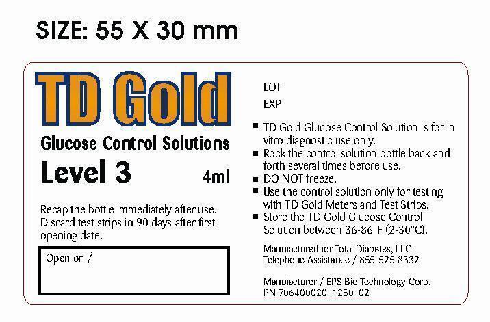 TD Gold  HCS label
