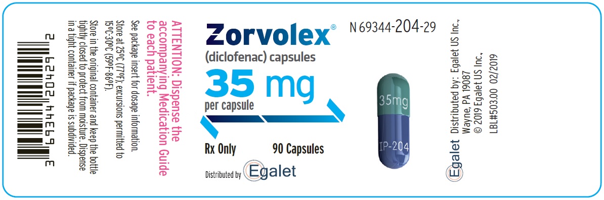 35 mg 90-count Bottle Label