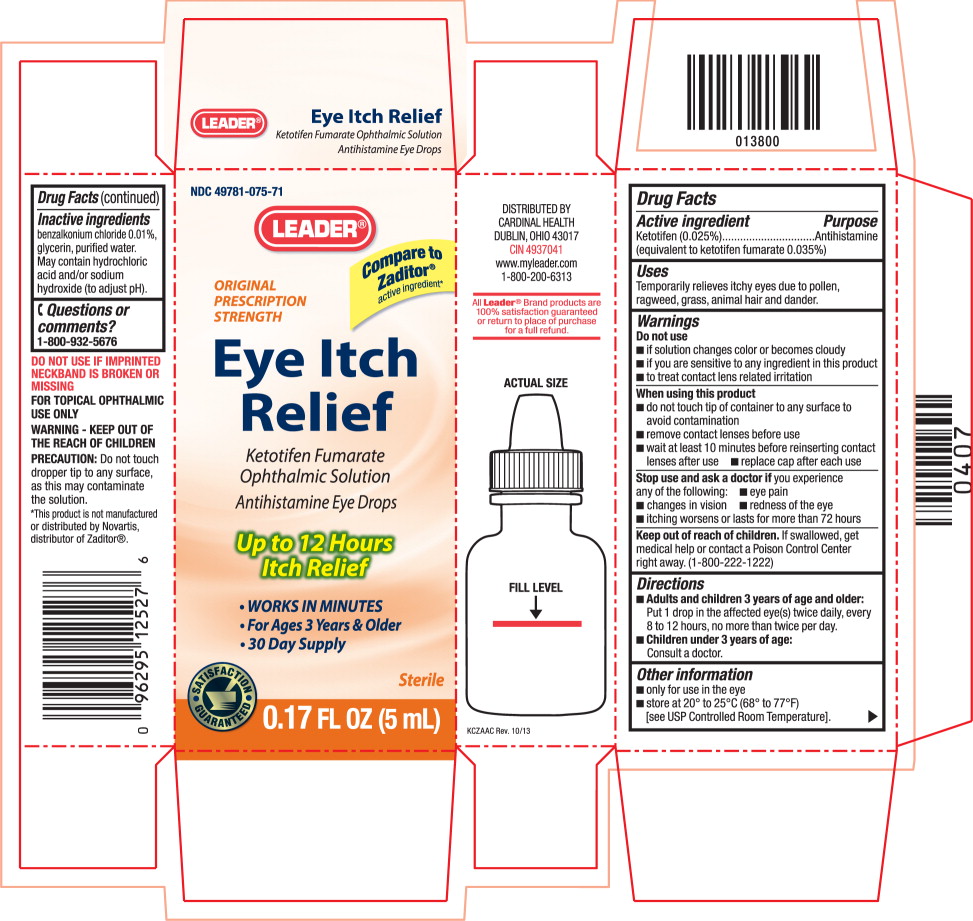 Principal Display Panel Text for Carton Label
