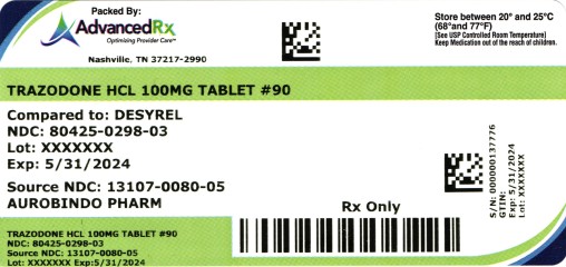 Trazodone HCl 100mg #90