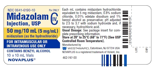 10 x 10 mL vials shelfpack label - Novaplus