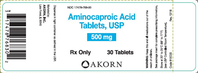 Bottle Label - 500 mg Tablets