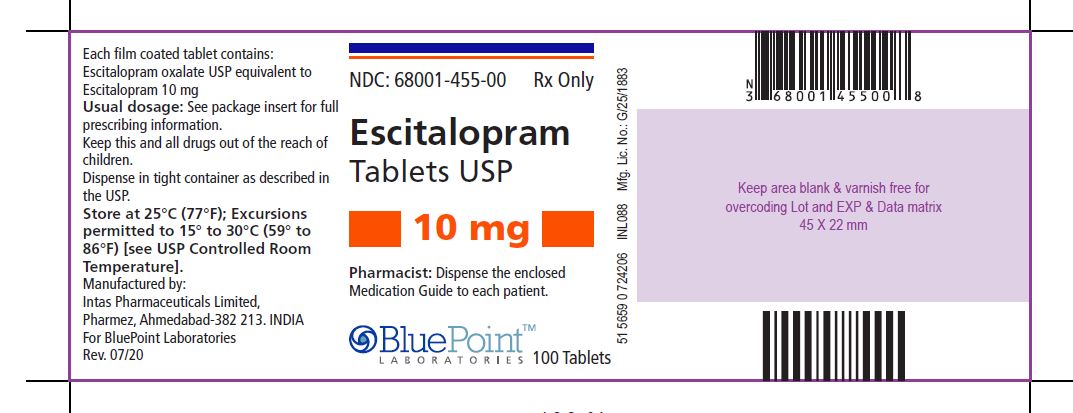 Escitalopram 10mg 100 Tablets