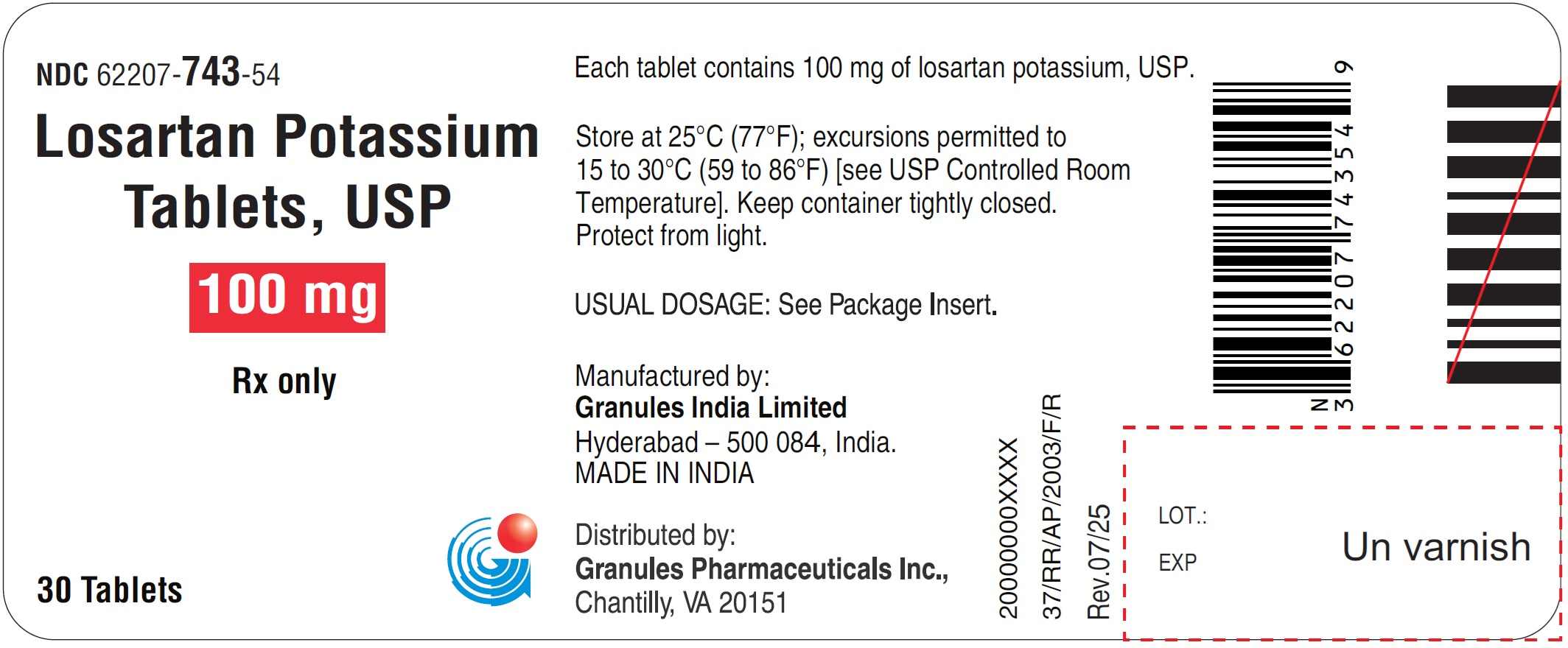 losartan-k-tabs-100mg-30s-label