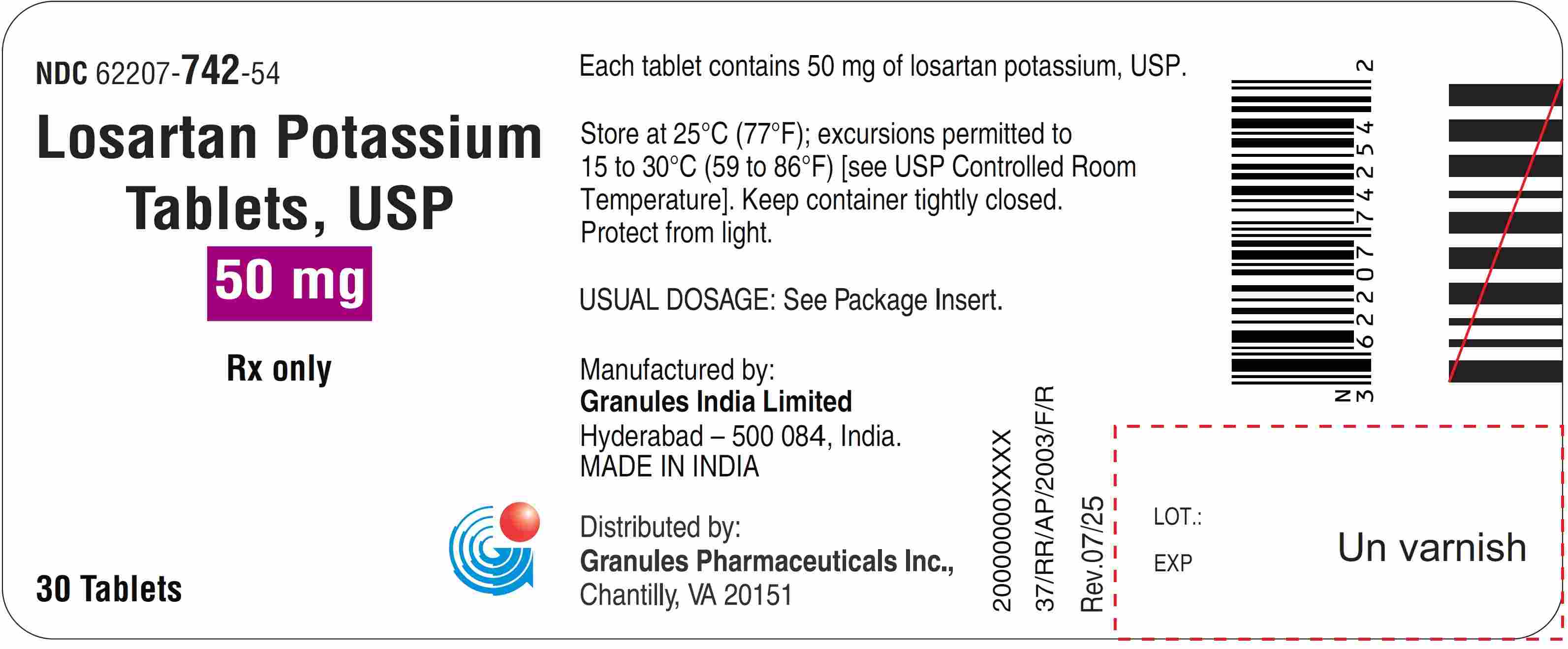 losartan-k-tabs-50mg-30s-label