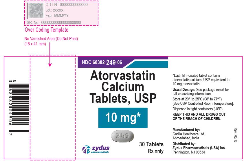 Atorvastatin Calcium Tablets, 10 mg