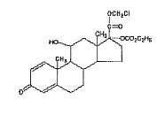 Loteprednol etabonate (Structural formula)