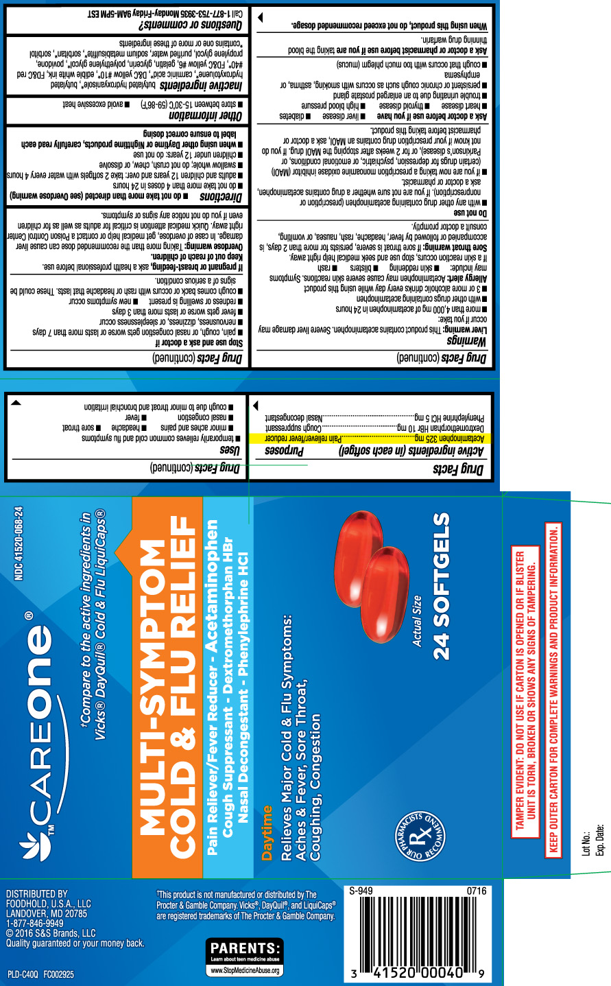 Acetaminophen 325 mg, Dextromethorphan HBr 10 mg Phenylephrine HCI 5 mg