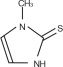 Methimazole Chemical Structure
