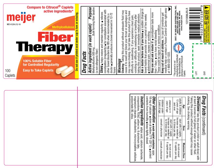 meijer fiber therapy methylcellulose 100 Caplets