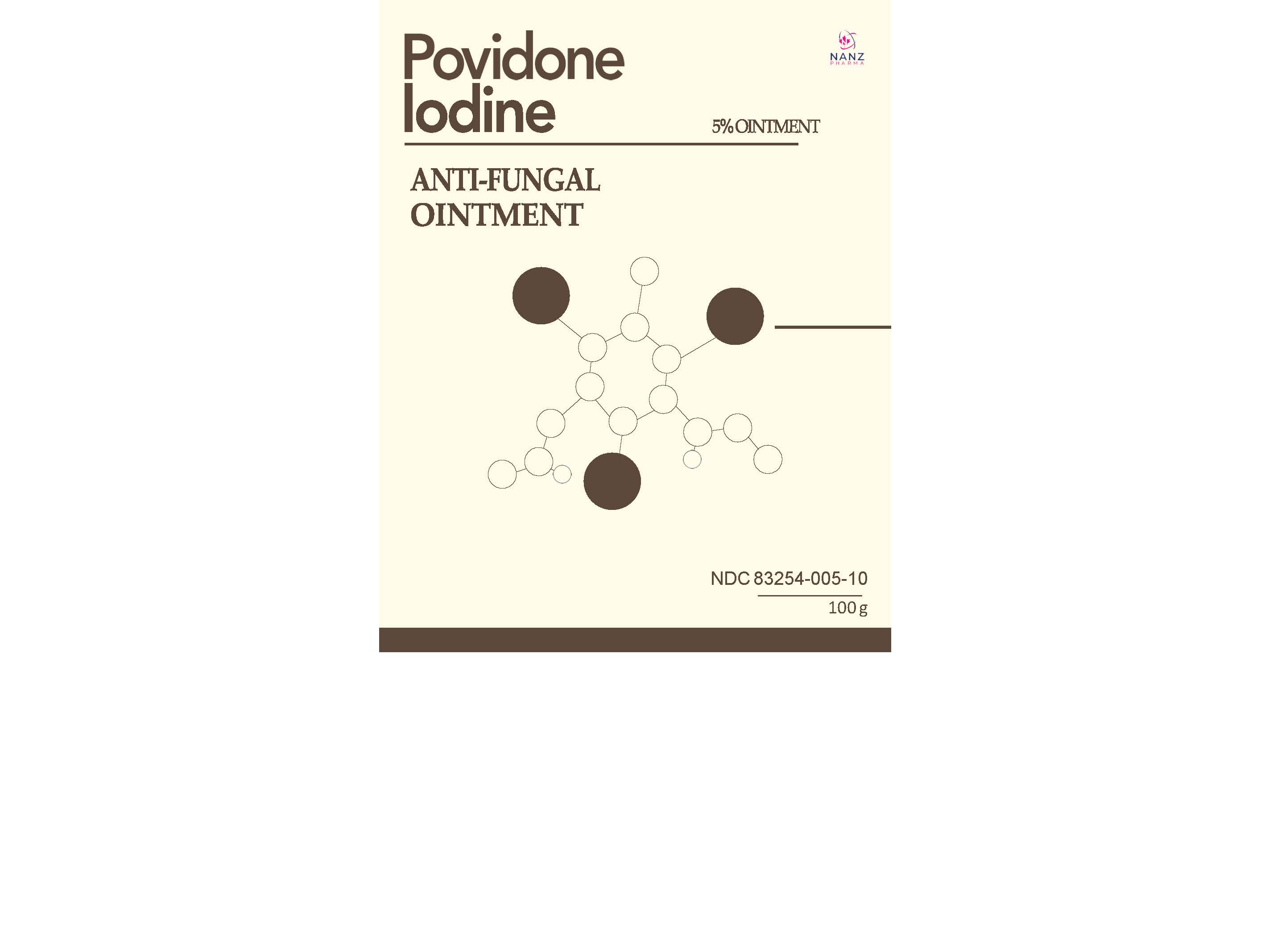 Label for all povidone iodine 5 percent