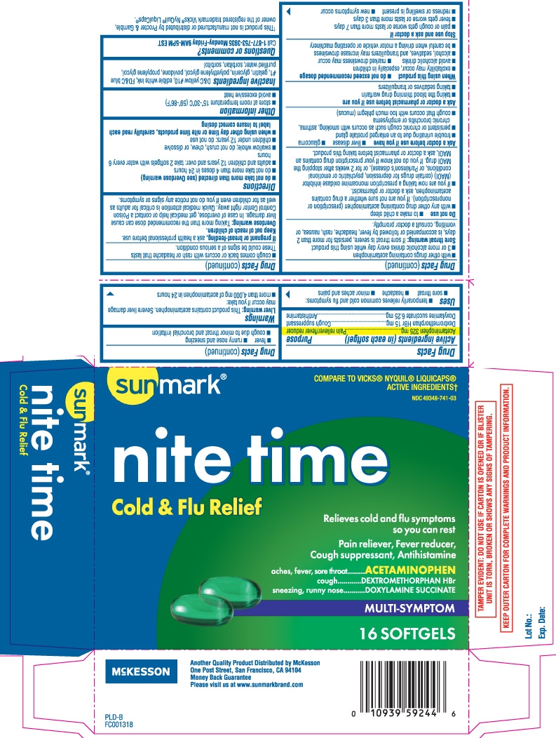 Acetaminophen 325 mg; Dextromethorphan HBr 15 mg; doxylamine succinate 6.25 mg