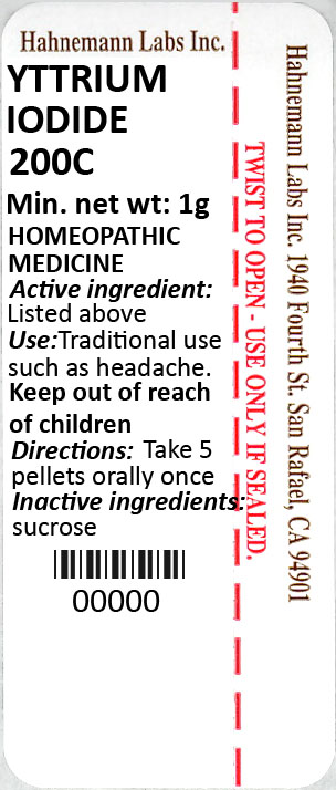 Yttrium Iodide 200C 1g