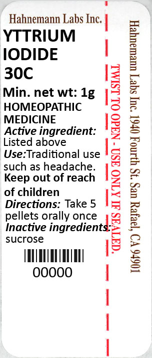 Yttrium Iodide 30C 1g