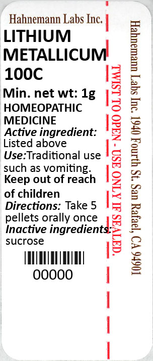 Lithium Metallicum 100C 1g