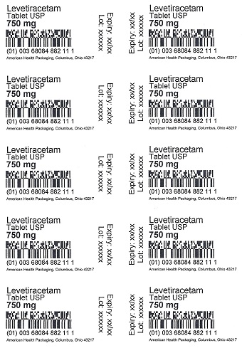 750 mg Levetiracetam Tablet Blister