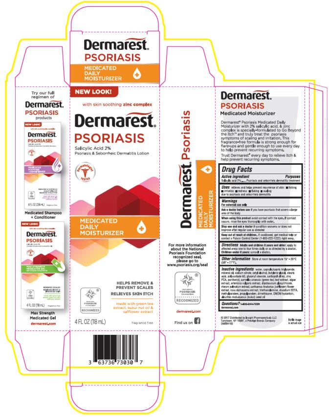 PRINCIPAL DISPLAY PANEL 
Dermarest®
PSORIASIS 
Salicylic Acid 2%
Psoriasis & Seborrheic Dermatitis Lotion
4 FL OZ (118 mL)
