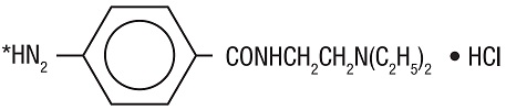 procainamide-hydrochloride-structure