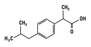 Ibuprofen Structure