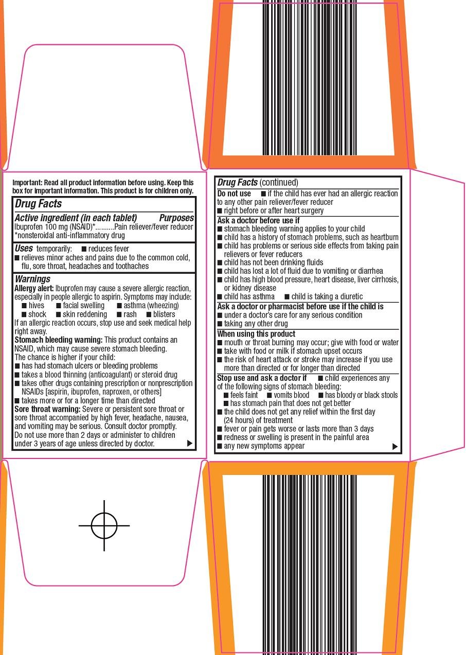 Junior Strength Ibuprofen Tablets, 100 mg Carton Image 2