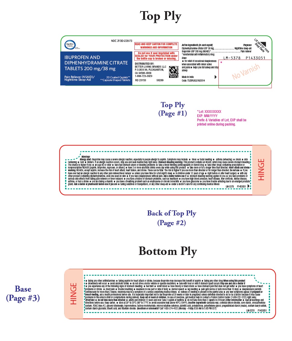 PACKAGE LABEL-PRINCIPAL DISPLAY PANEL - 200 mg/38 mg (20 Coated Caplets) Bottle Label