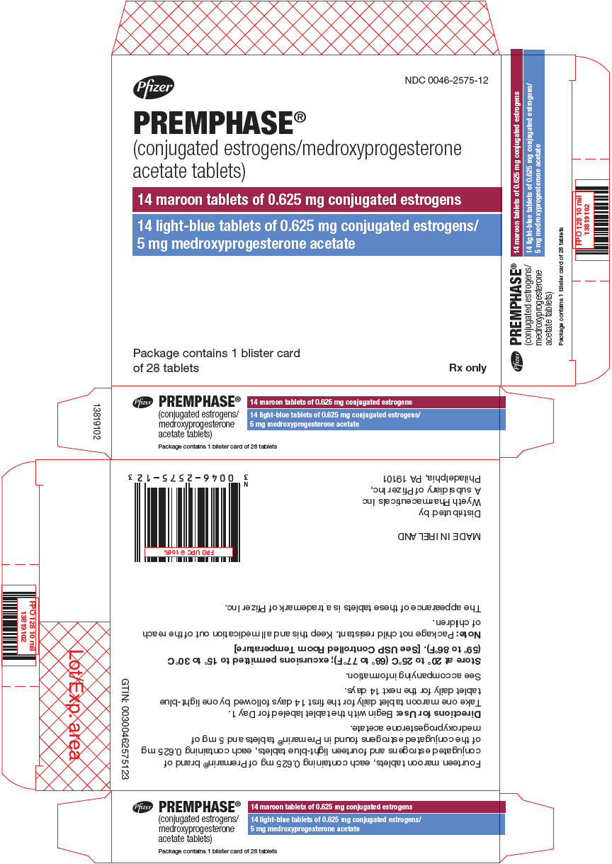 Principal Display Panel - 0.625 mg / 5 mg Tablet Blister Card Carton