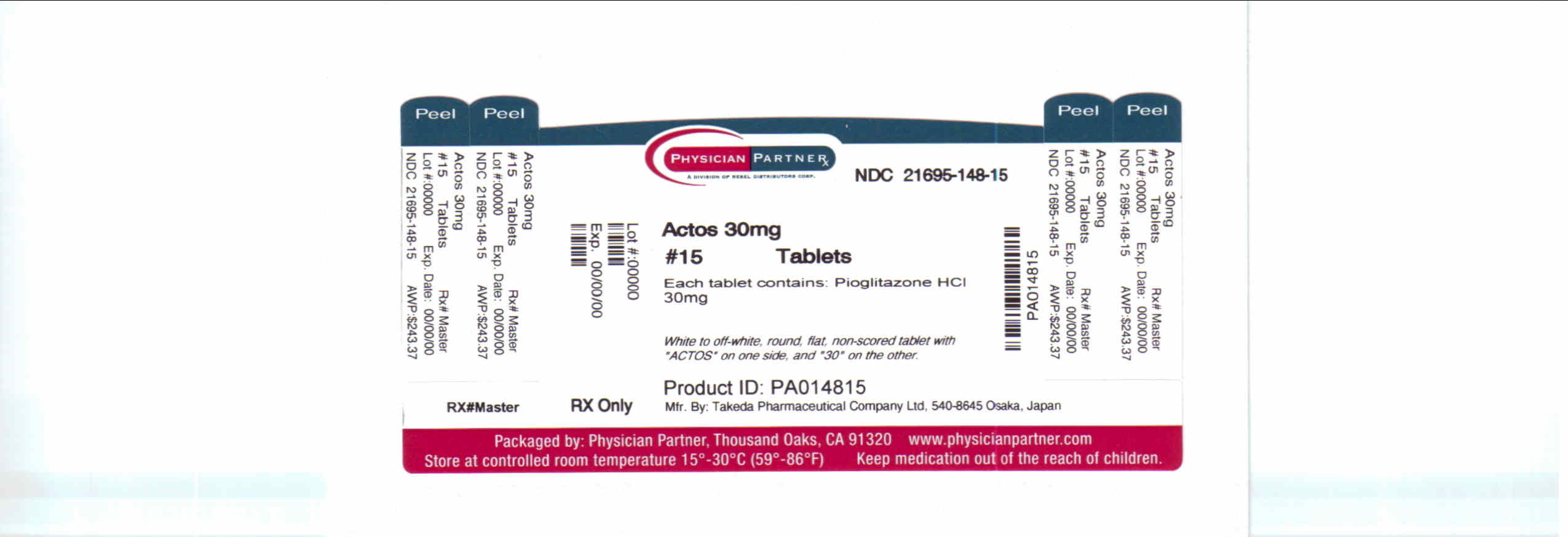 Actos 30mg Label