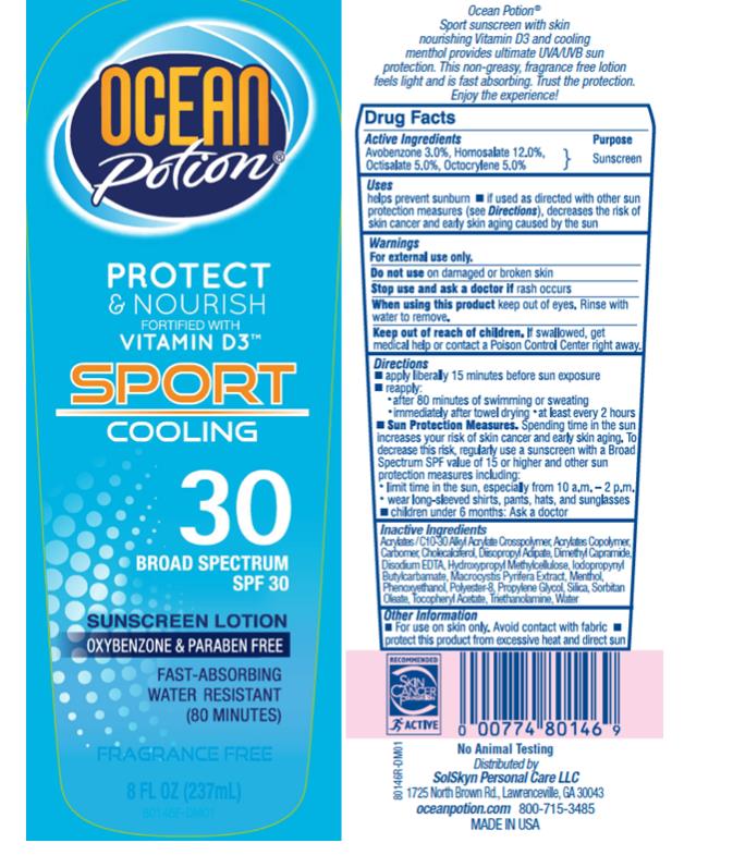 PRINCIPAL DISPLAY PANEL
Ocean Potion
Protect
& Nourish
Vitamin D3
SPF 30
Sunscreen Lotion
8 FL OZ (237mL)

